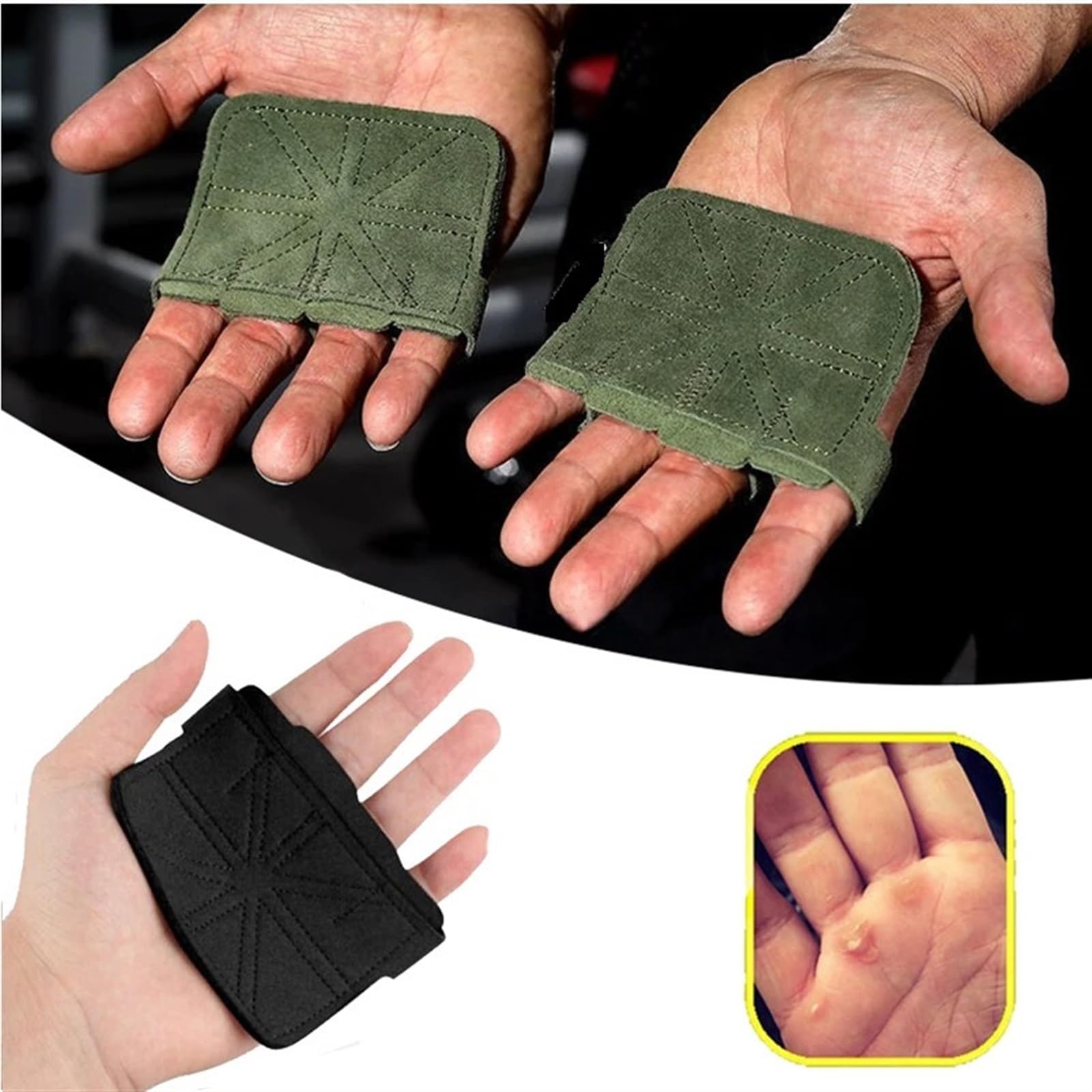 Gants Cyclisme Demi-doigts Tolenre - Anti-dérapants, Protection UV, Coton Respirant, Taille Unique Homme