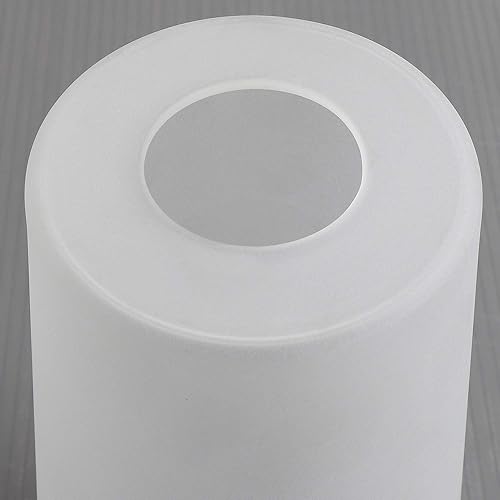 Miniatura 8 de Pantalla de lámpara de vidrio esmerilado transparente, globo de repuesto para accesorios de vidrio o pantalla con apertura de ajuste de 1-58