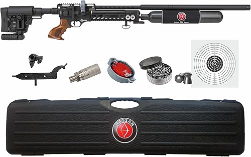 Hatsan Factor Sniper Long PCP - Rifle de aire con palanca lateral con paquete Wearable4U incluido