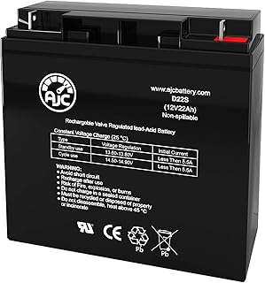 AJC Battery Compatible with BB HR22-12 12V 22Ah Sealed Lead Acid Battery