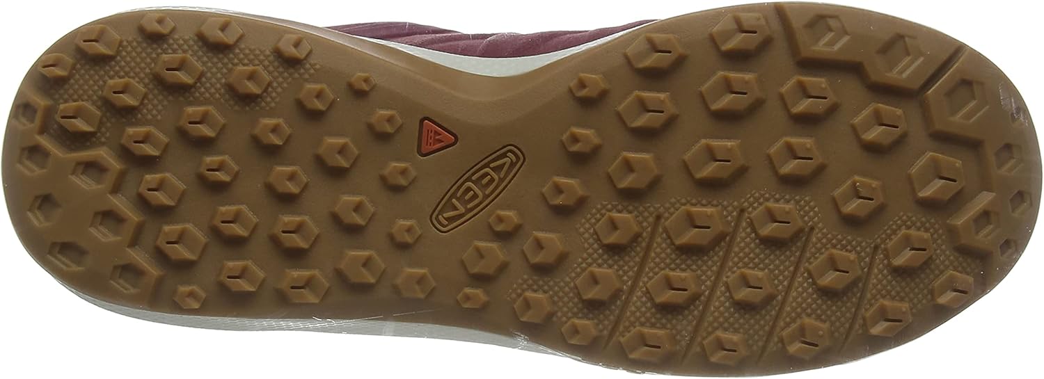 高品質新入KEEN (キーン) レディース エクスプローラー 防水 ハイキングシューズ US サイズ: 10 カラー: レッド リブゴム