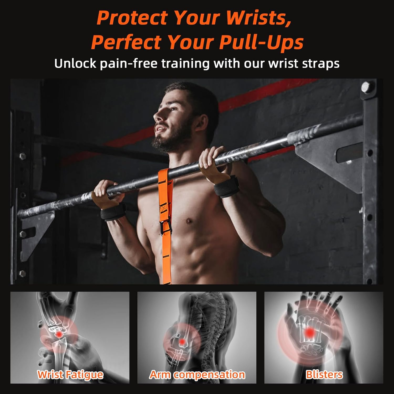 Pull Up Assistance Bands 350lbs, Adjustable Heavy Duty Resistance Band for Pull Up Bar Workout, Pullup Assist Bands with Feet Rest | Home Gym Fitness Exercise Strength Training