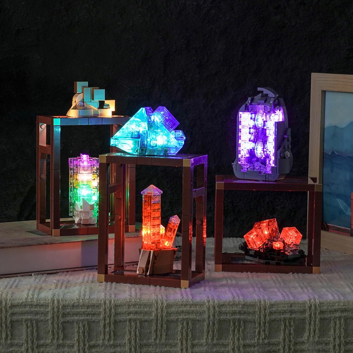 LED Lighting Compatible with LEGO 21362 Mineral Collection - JUST Lights,Light Kit Compatible with LEGO Ideas 21362,NOT Included The Model Set