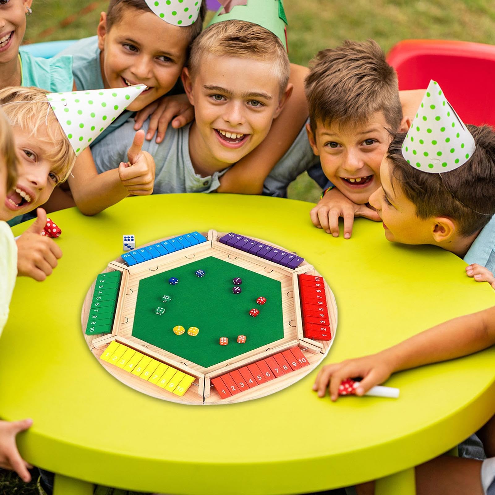 Giochi da Tavolo Giocattoli Educativi In Legno A 4 Lati | Giochi Con Per Famiglie Da Viaggio Per Adulti Uomini Donne Viaggi Compleanni Casa Vacanze Serate Gite in Auto Campeggio
