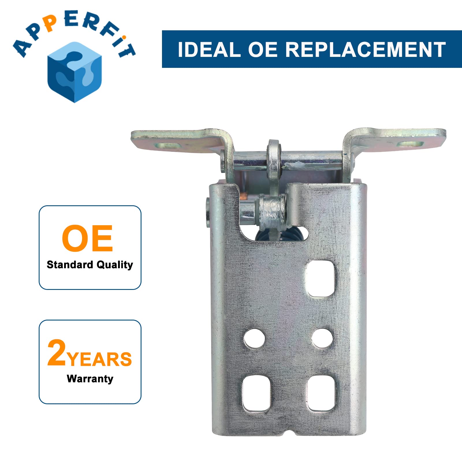 Left Front Upper Door Hinge For 02-10 Dodge Ram & 05-10 Dakota – Direct Fit Replacement, Includes Driver Side LH, Easy Install
