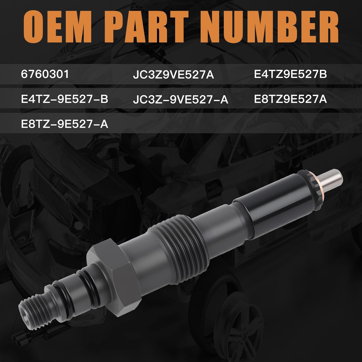 6760301 Fuel Injector Compatible with Ford F250 F350 1983-1994 IDI 6.9L 7.3L Non fit for Powerstroke Diesel Replaces E8TZ9E527A E4TZ9E527B JC3Z9VE527A