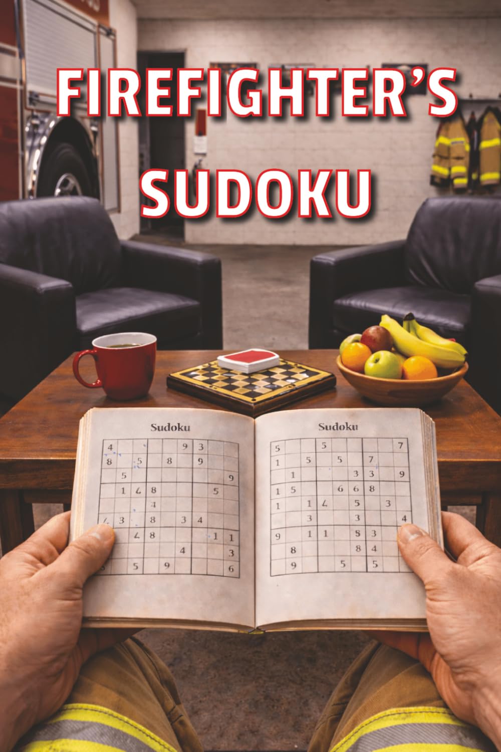 Firefighter's Sudoku: Puzzle Book for Adults, Perfect Activity for Firefighters Enjoying Calm Moments, Real Life Heroes, Firehouse & Firetruck Equipment