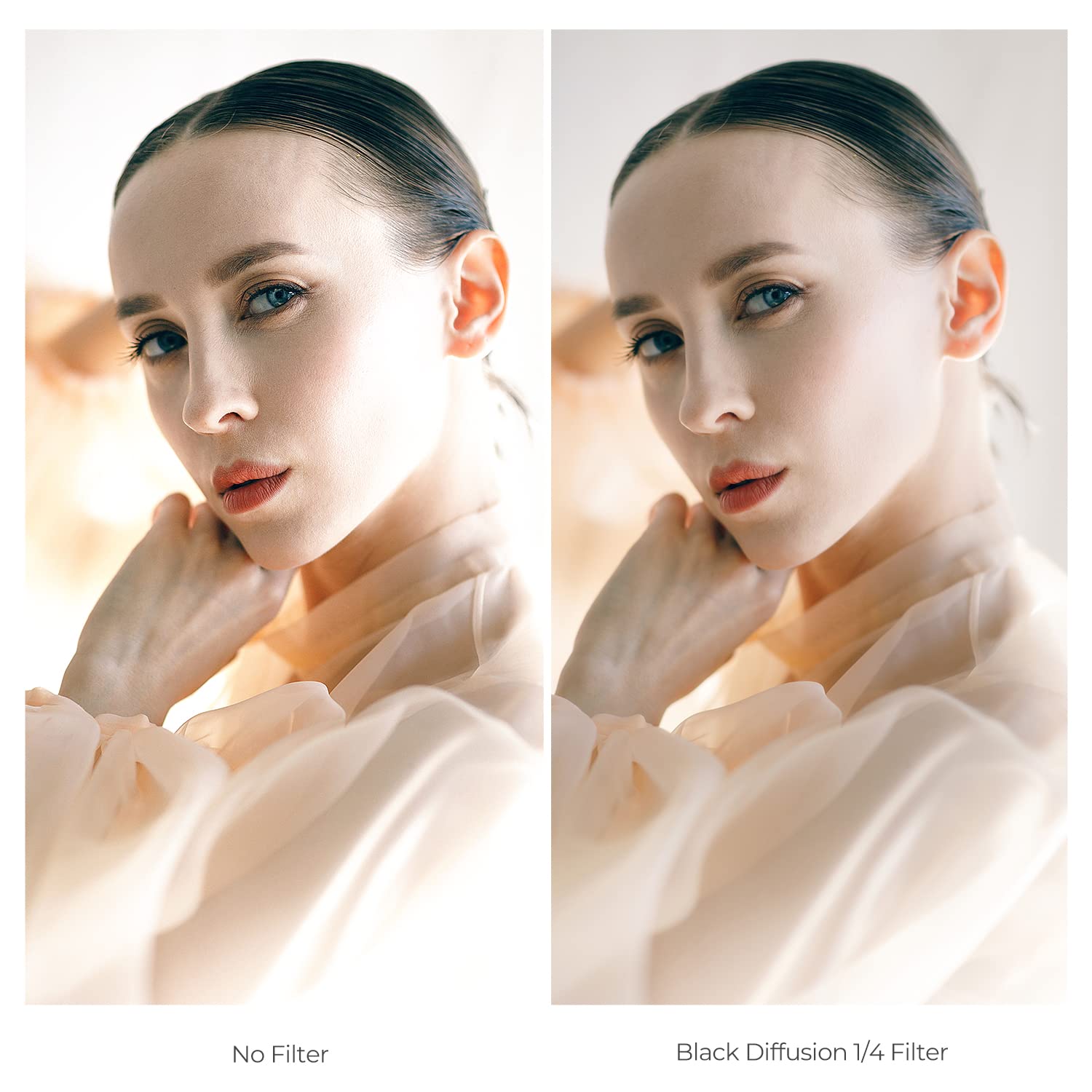 K&F CONCEPT Black-Mist 1/4 Filter 77mm aus Optischem Glas Mit 24-lagiger Nano-Beschichtung für Videoaufnahmen/Portraitfotografie (Nano-Dazzle)