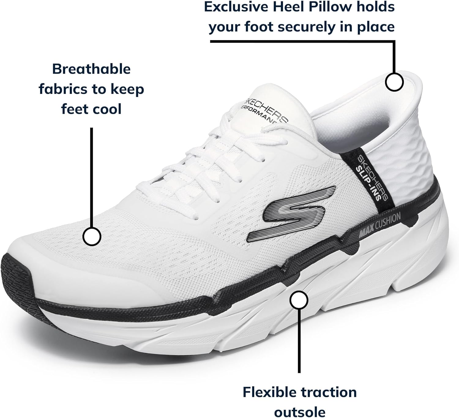 Skechers Men's Max Cushioning Premier Ascendent Hands Free Slip-ins