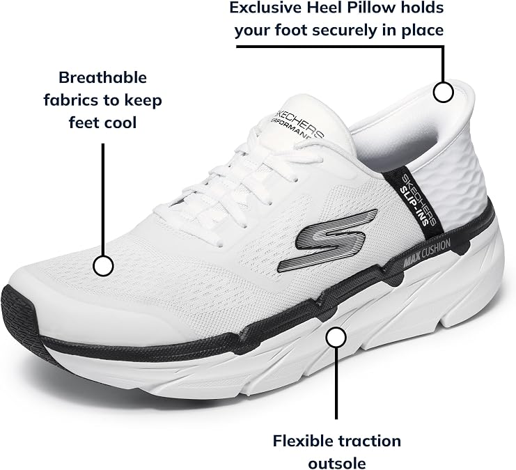 Skechers Men's Max Cushioning Premier Ascendant Slip-in Trainers