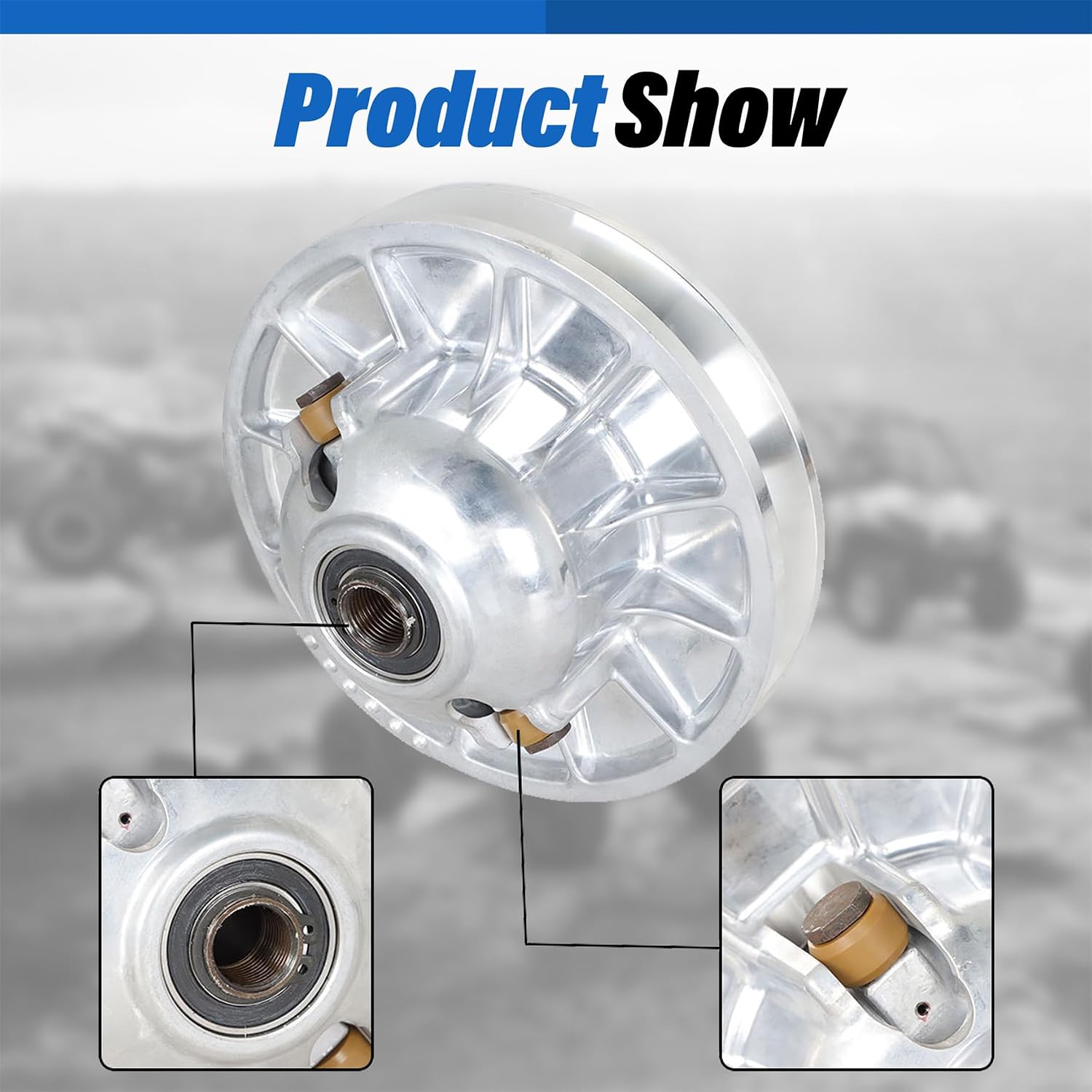 WFLNHB Secondary Driven Clutch Replacement for Polaris RZR XP 1000 2014 2015 Replacement for 1323239 1323166 1323060