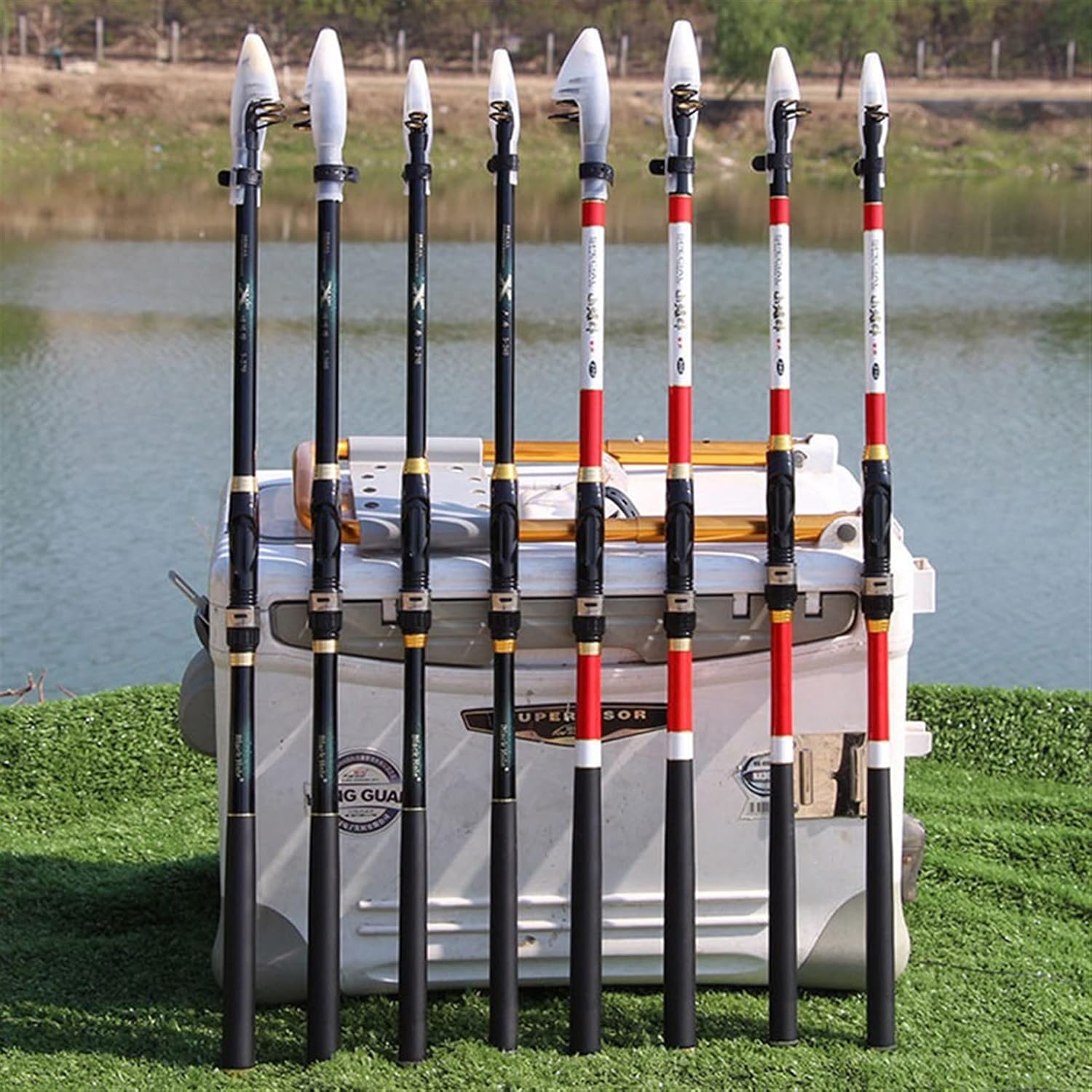 釣り竿 釣り竿望遠鏡釣り竿2。1m -3.6メートル回転鯉釣り棒フィーダーハードカーボンカーボン繊維伸縮式釣り竿 ペン釣り竿 (Co