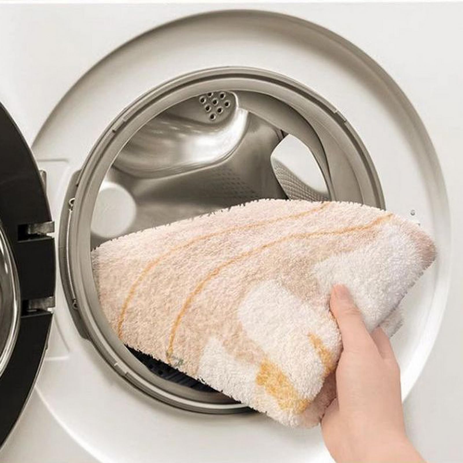 Tappeto da bagno a pelo lungo, in microfibra, lavabile in lavatrice, per bagno, vasca e doccia, antiscivolo, decorazione per la casa, nero, 45,7 x 71,1 cm
