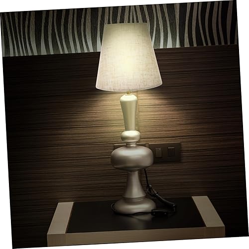 Miniatura 7 de Pantalla de tela de burbujas con abrazadera para lámpara de candelabro, cubierta de bombilla de candelabro, pantallas de lámpara de mesa, pantalla