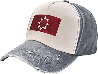 Pine Ridge Indian Reservation Flag Baseball Cap Washed Denim Classic Truck Hat6