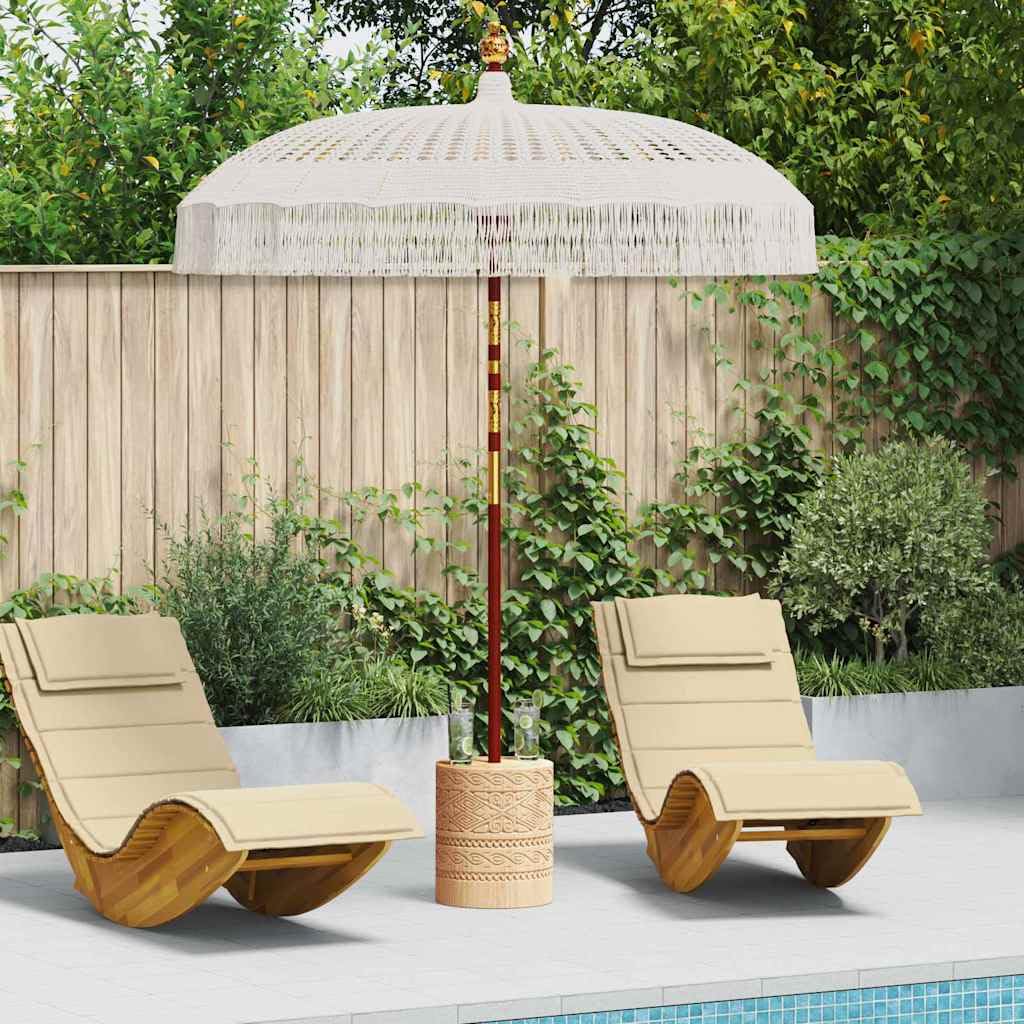 vidaXL Parasol Makramowy 190 x 190 x 260 cm