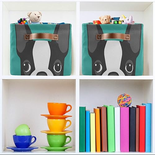 Miniatura 38 de AUUXVA Cesta de almacenamiento de camuflaje militar, caja de almacenamiento de lona duradera plegable para juguetes, cesta organizadora con asas