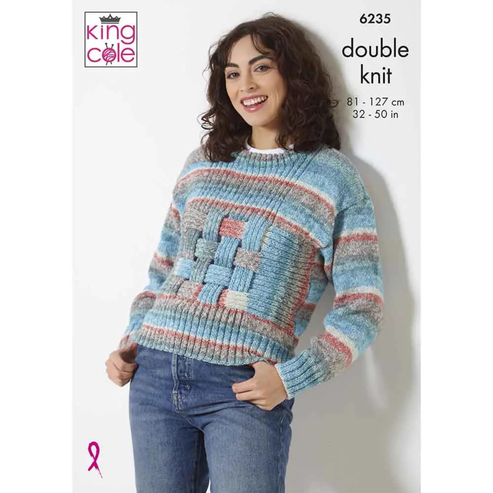 Sweater, Scarf and Hat in King Cole Bramble DK (6235)