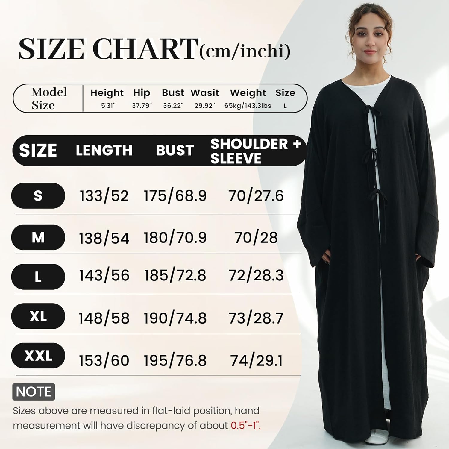 Tie Front Abaya Cardigan Solid Color Open Front Abaya for Women Muslim Prayer Clothes Daily Islamic Clothing