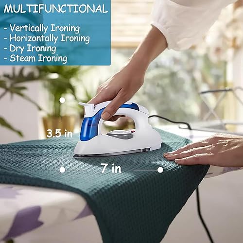 Miniatura 4 de Mini plancha de vapor, plancha de vapor portátil de mano de viaje, máquina de planchar plegable, máquina de planchar de ropa, vaporizador de ropa de