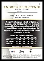 Vista 2 de 2018 Topps Gold Label Class 1#24 Andrew Benintendi NM-MT Boston Red Sox Baseball Trading Card