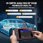 iCarsoft MB V2.0 fit for Mercedes Benz/Sprinter/Smart, Full Systems Diagnostic Tool, OBD2 Scanner with 8 Resets/Live Data/Battery Test/Module Info, Lifetime F-Ree Update