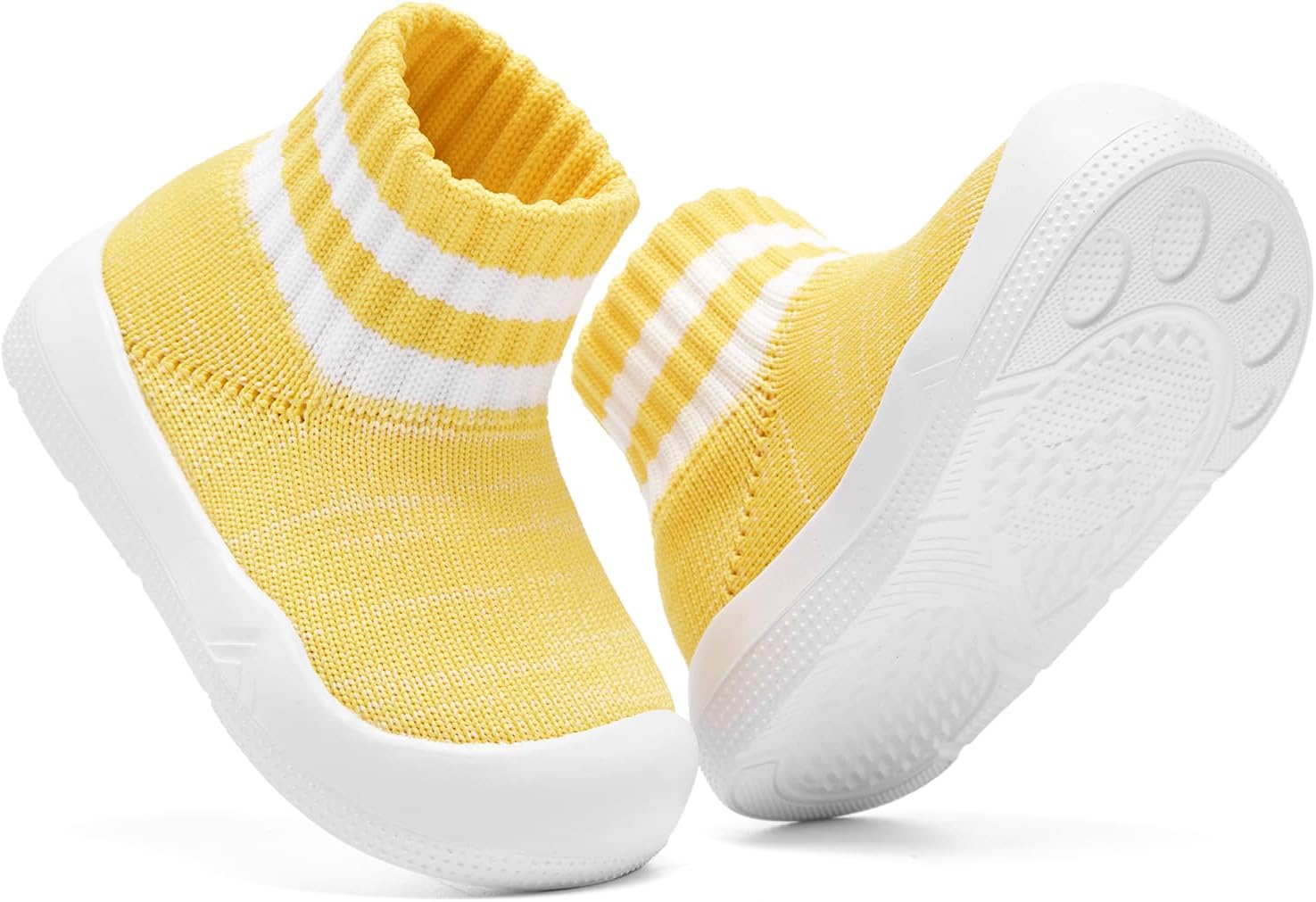 Engtoy Baby Sock Shoes Baby Walking Shoes Infant Non-Slip Breathable Slippers with Soft Rubber Sole Baby Boys Girls Slip On Sneakers - Image 3