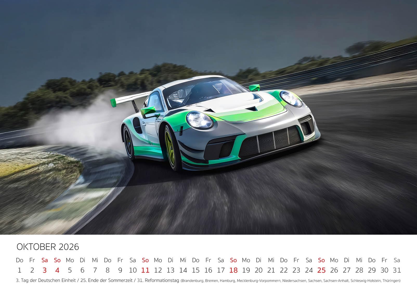 Edition Seidel Premium Kalender Der Elfer 2026 Format DIN A3 Wandkalender Autokalender Auto Sportwagen 911