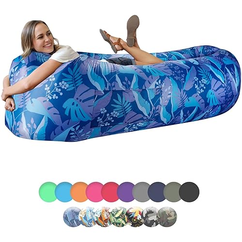 WEKAPO Inflatable Sun Lounger, Air Sofa, Hammock, Portable, Waterproof and