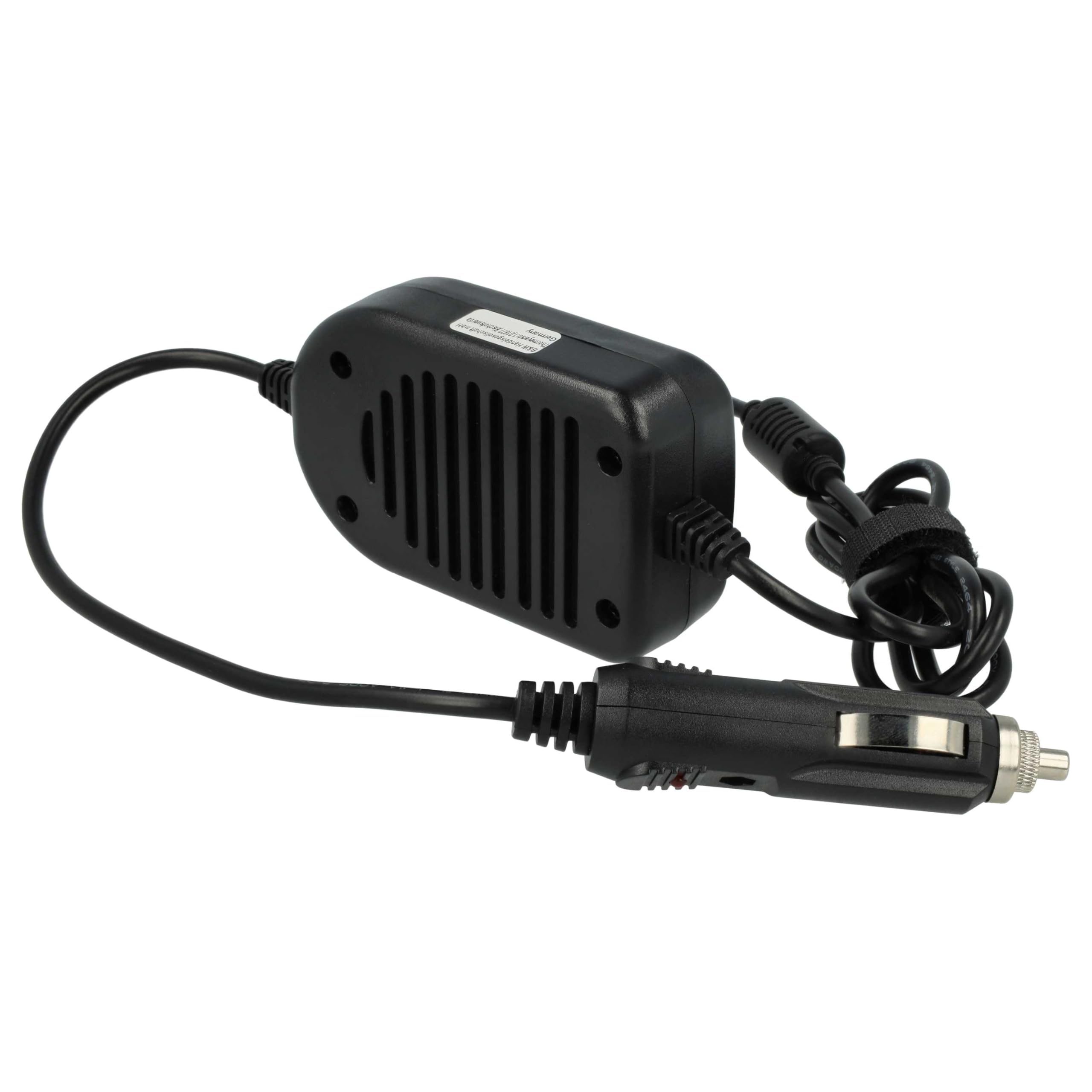 vhbw Chargeur Allume-Cigare Compatible avec HP EliteBook 2730p, 2740p, 2540p, 2530p, 2760p, 6730b Ordinateur Portable - Chargeur 12V Noir 4,74 A