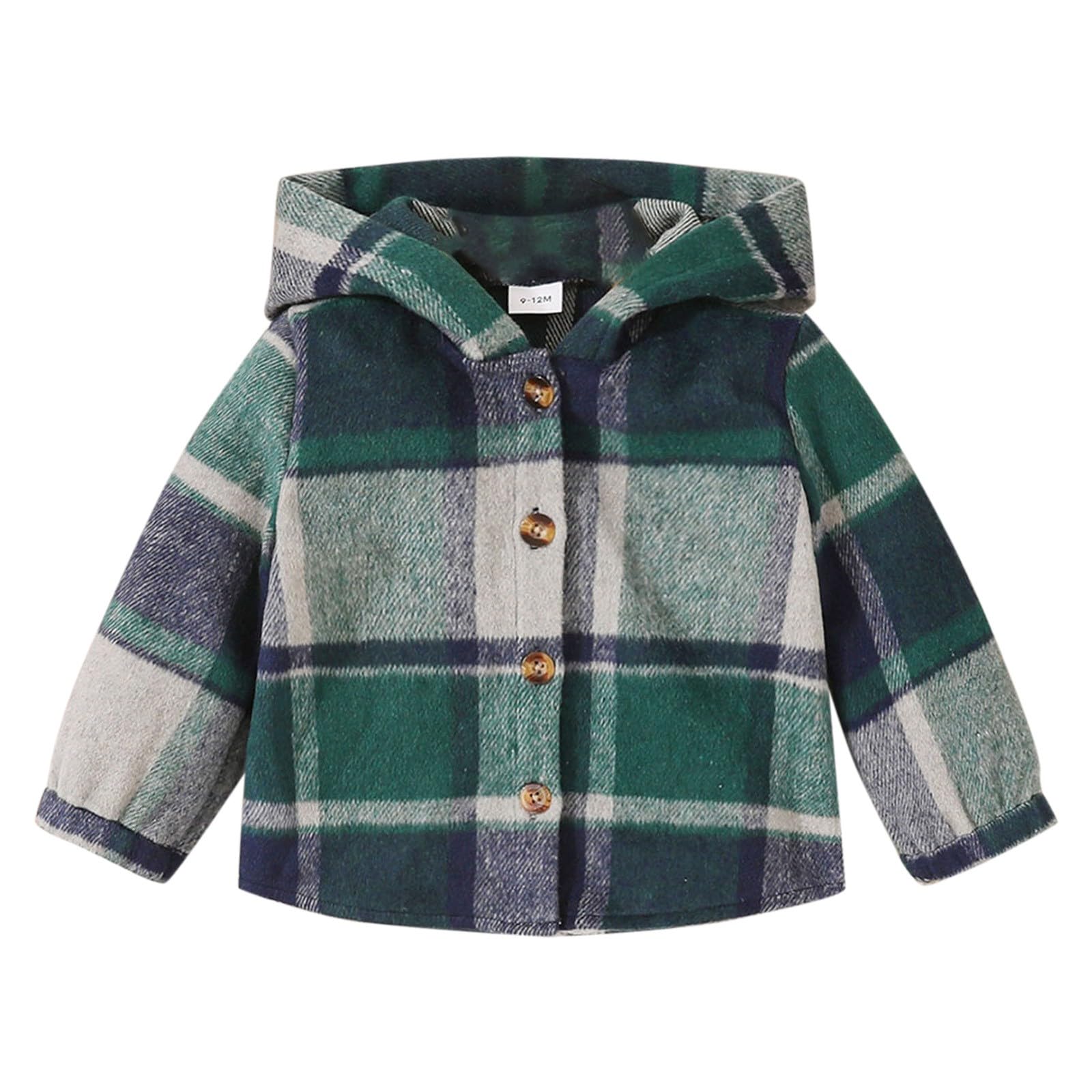 Cokbyavla Fleece Zip up Cute Soft Waistcoat Jackets,Buckle Me Baby Coat Toddler Boy Winter Jacket Toddler Sweatshirt Boys 3T Toddler Pullover Sweatshirt Winter Warm For K(Green,0-3 Months)