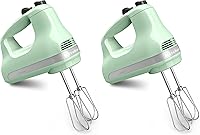 Vista 9 de KitchenAid KHM512 - Batidora de mano de 5 velocidades, ultra potencia, Azul aterciopelado