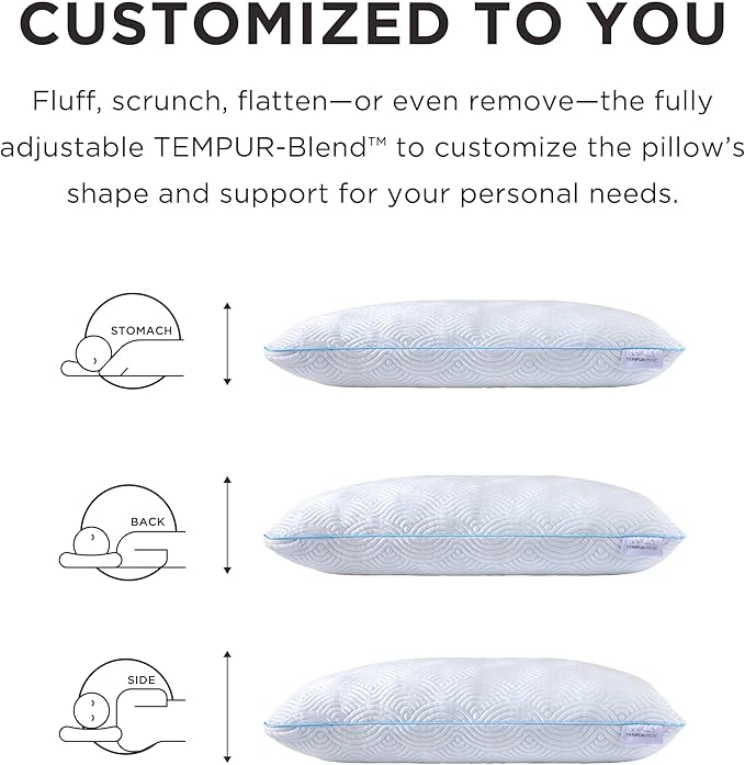 Set 2 Almohadas Poliéster Queen Ajustable Refrescante miniatura 3