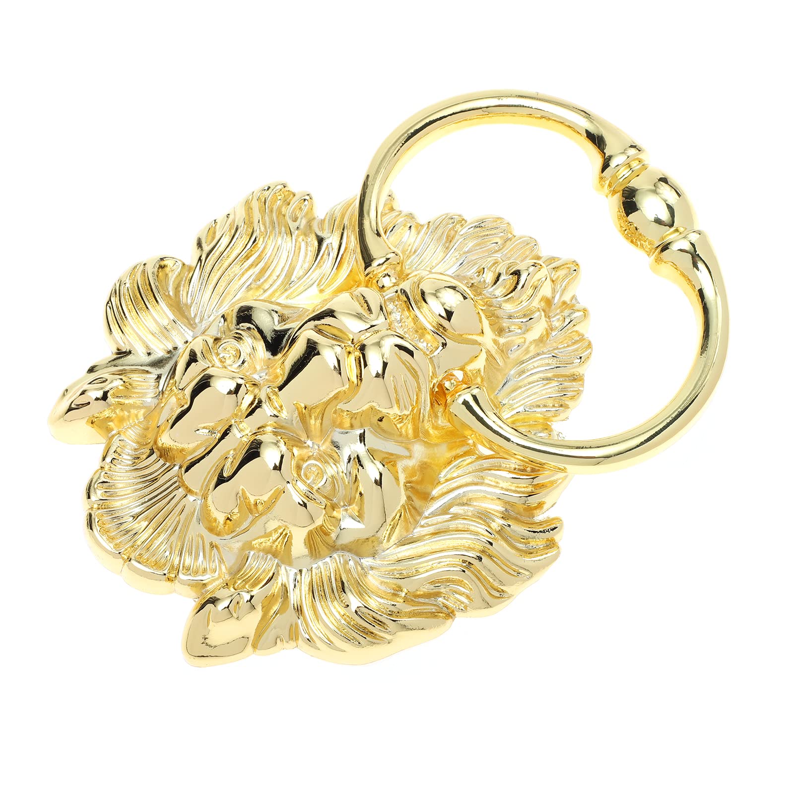 Unique Lion Handle Practical Lion Head Knocker Metal Lion Head Pull