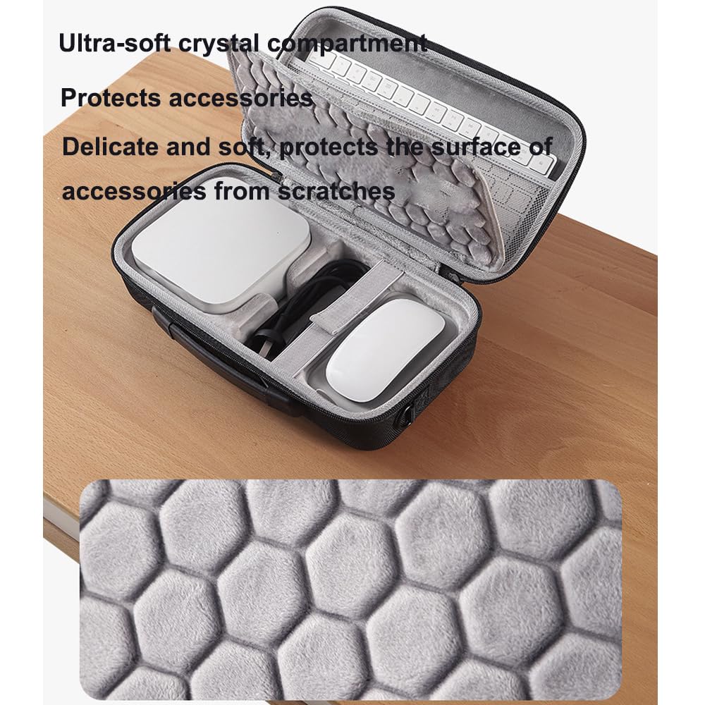 Custodia rigida per Mac Mini M4 Custodia da viaggio Custodia portatile