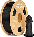 PETG 3D Printer Filament 1.75mm 1KG, Dimensional Accuracy +/- 0.02 mm, High Toughness & Impact Resistance PETG Filament Fits FDM 3D Printers, Black