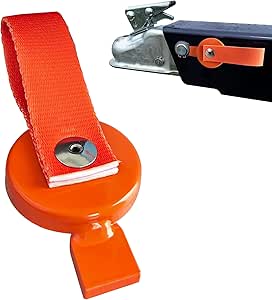Noa Store Surge Brake Lockout Key For UFP Surge Brake Trailer - Magnetic With Heavy Duty Strap - Side Brake Lockout Bracket Compatible With - A-60 - View #3