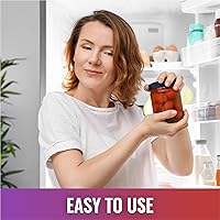 Vista 2 de JAR HEADS Juego de abridores de tarros de goma con almohadilla de agarre de 5 piezas - Agarres gruesos de 5 pulgadas para abrir tarros fabricados