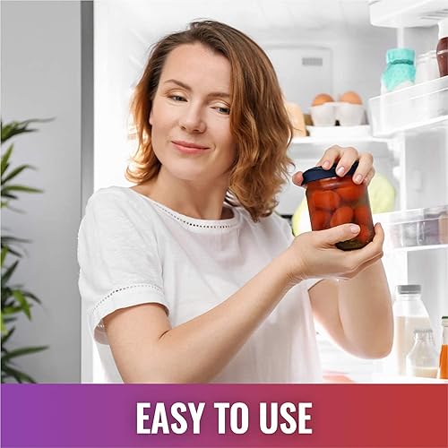 Miniatura 2 de JAR HEADS Paquete de 5 almohadillas de goma para abridor de tarros, agarres gruesos de 5 pulgadas para abrir frascos fabricados en los Estados