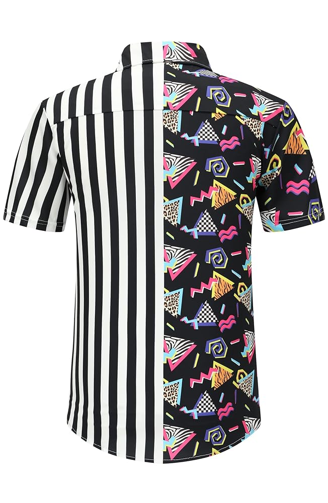 Amazon.com: 80s Shirts for Men Short Sleeve 80s 90s Disco