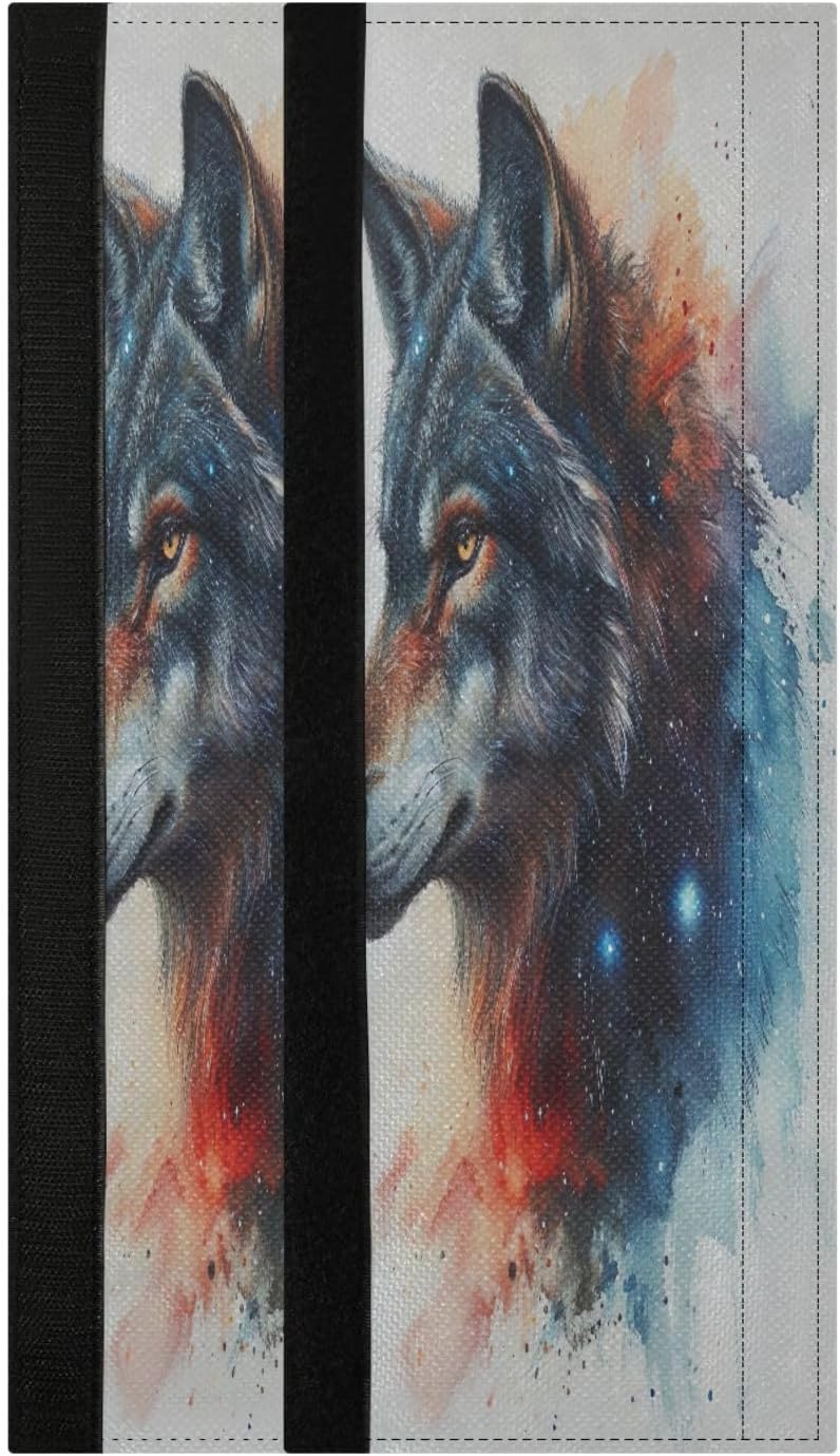 Wolf Refrigerator Door Handle Covers Set of 2, Kitchen Appliances Fridge Microwave Dishwasher Door Handle Protector Covers