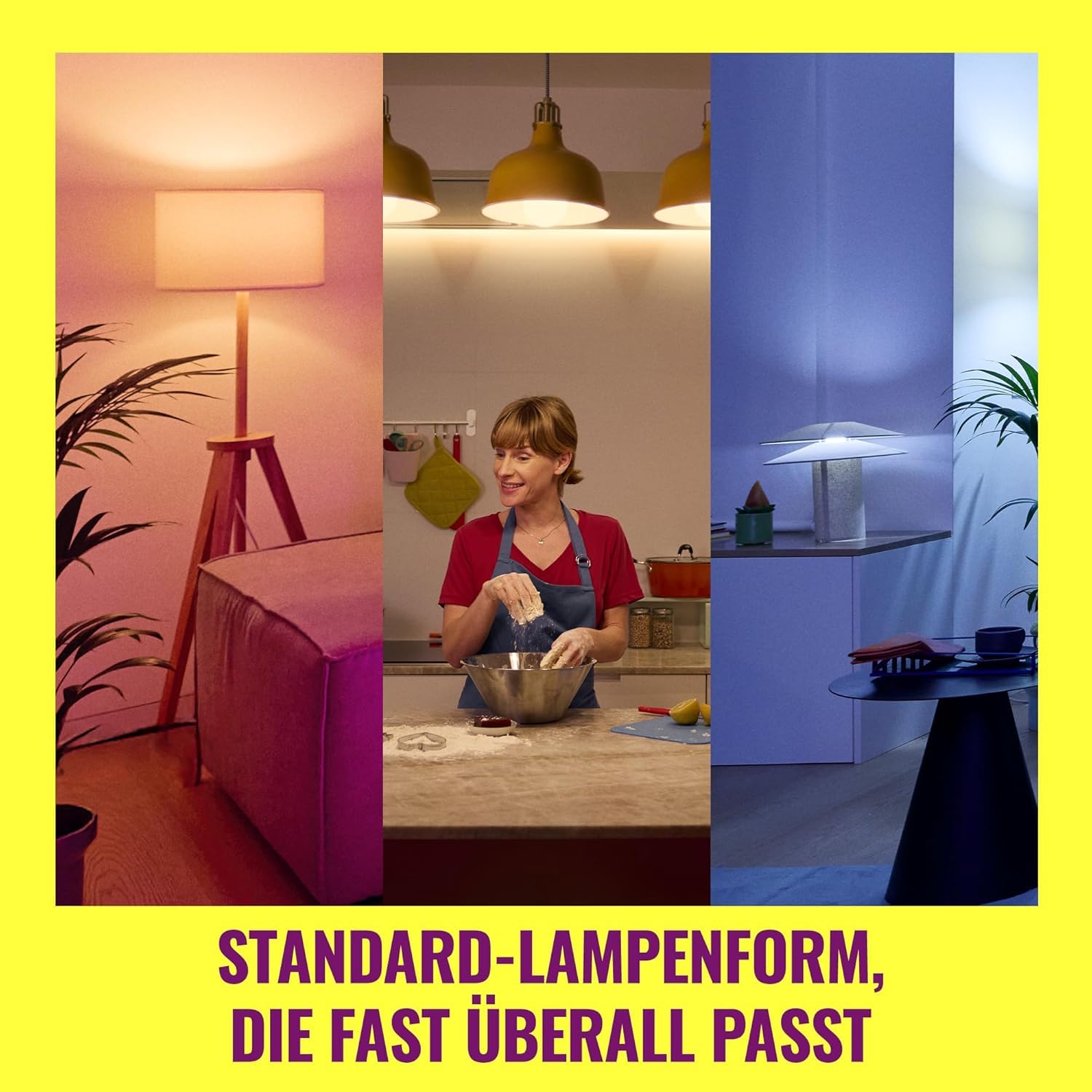 WiZ Bundle – 2 x Wi-Fi BLE 100 W A60 E27 stimmbare weiße Smart-Leuchtmittel | dimmbare LED, warmes bis kühles Licht, App- und Sprachsteuerung, funktioniert mit Alexa, Google Home und Apple