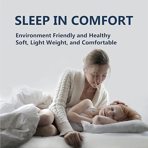 Miniatura 3 de HOMES Inside + Out Zinne - Colchón individual de espuma viscoelástica de gel de 6 pulgadas para sueño fresco y alivio de presión, colchones de