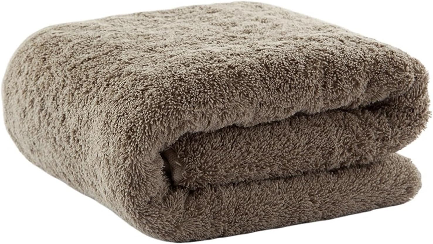 Cotton Bath Towel, Extra Large 140x70cm, Absorbent & Soft, Quick Dry Bath Sheet for Adults, 1-Pack(Chocolate)