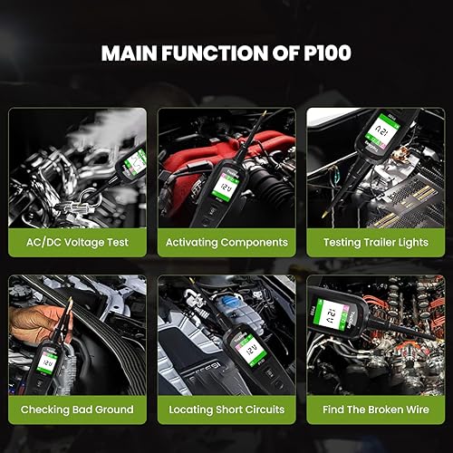 Miniatura 8 de Kit de sonda de circuito de potencia P60 Activación de componentes Buscador de cortocircuito Probador de voltaje de prueba de continuidad Prueba de