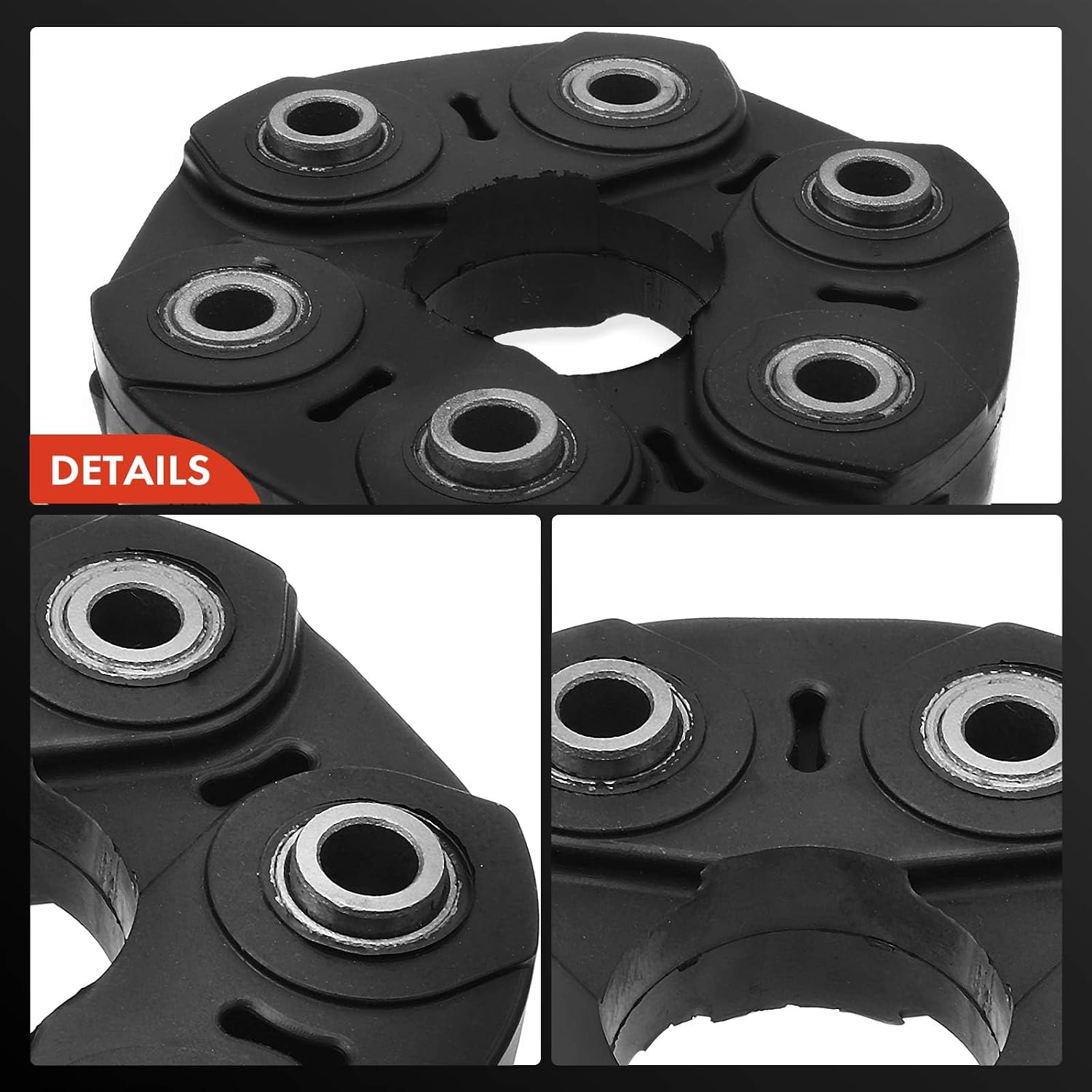 A-Premium Rear Drive Shaft Coupler Flex Joint Propshaft Coupling with Bolts Compatible with Hyundai Tucson 2009-2013, Veracruz 2007-2012, Santa Fe 2006-2009, Replace# 491302B000