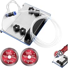 45 Degree Tile Chamfering Tool, Angle Grinder Stand with 2Pcs Diamond Saw Blades for 45 Tile Cutting, Tile Cutter Tools Angle Grinder Attachments Compatible with 100-Type Angle Grinders