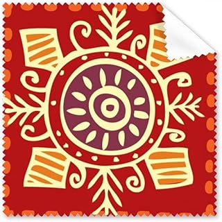 Red Eyes Mexico Totems Ancient Civilization Cleaning Cloth Phone Screen Glasses Cleaner 5pcs
