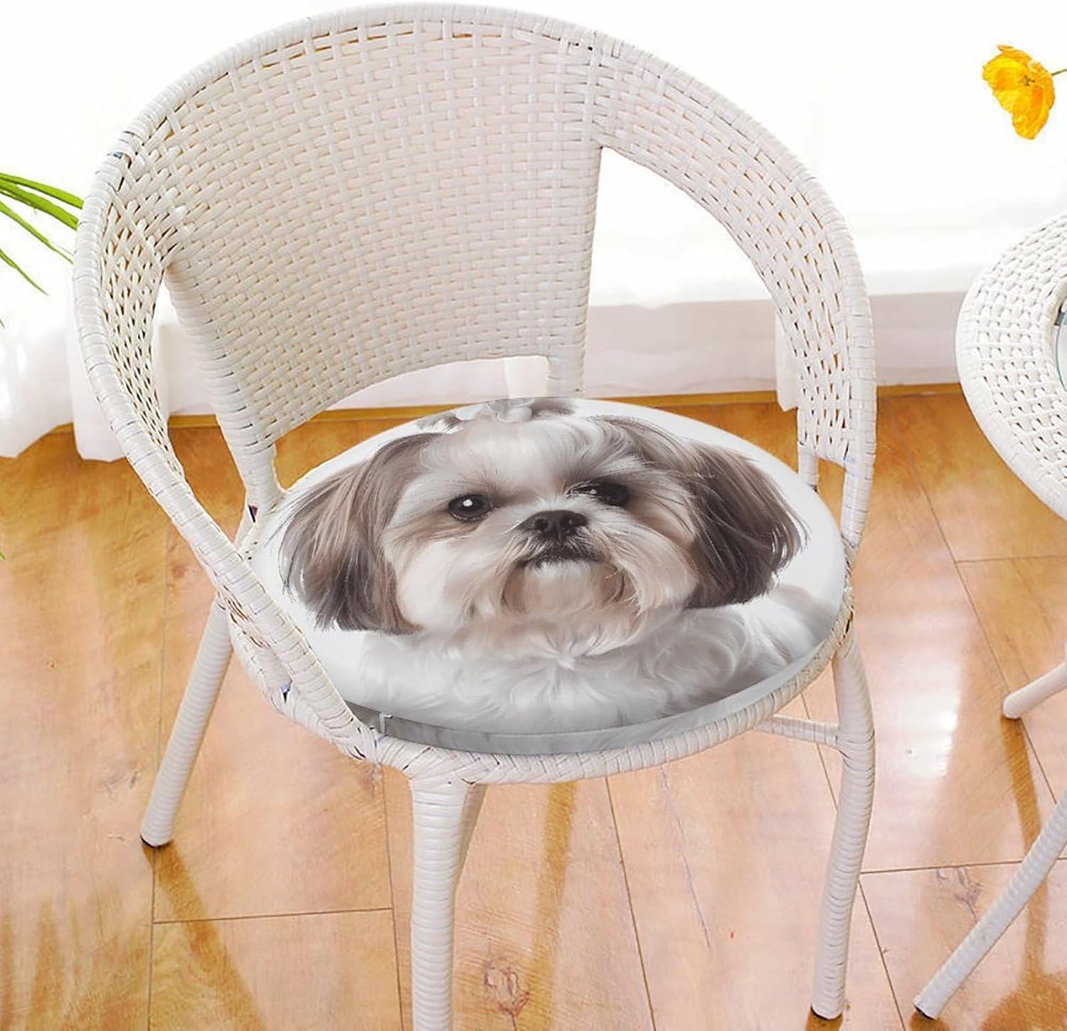 Shih Tzu Dog Chair Cushions Floor Pillow Chair Pad