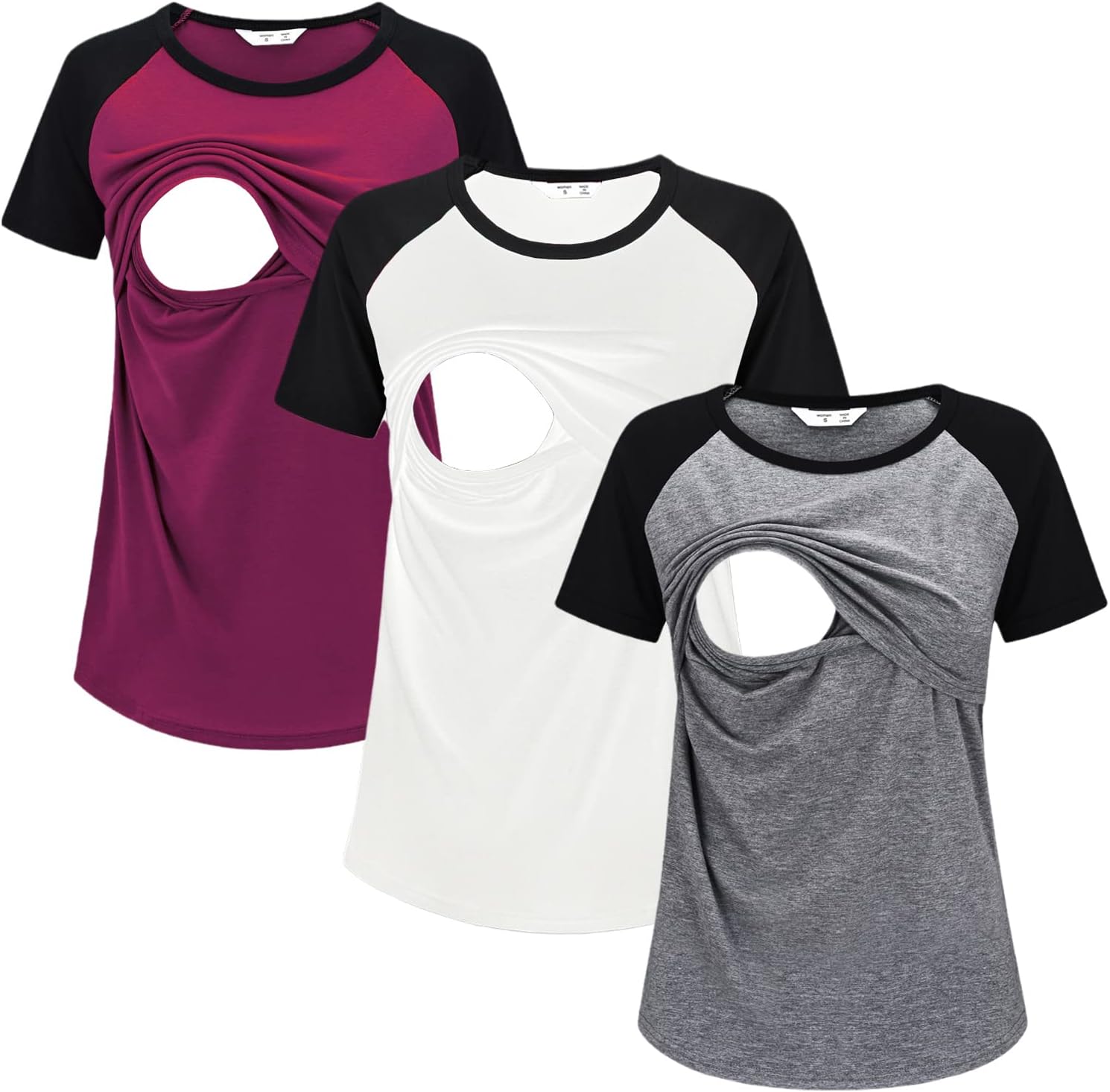 Women's Maternity Nursing Top Breastfeeding Tank Tee Shirt